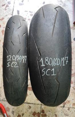 gomme moto super Corsa 120 70 17 180 60 17