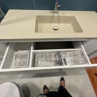 Mobile bagno con lavabo