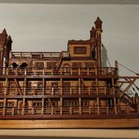 modellino Battello a Vapore Missisipi