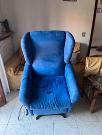 Poltrona relax elettrica alzapersona