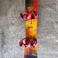 Burton Custom 154 Snowboard + Attacchi Union FLite