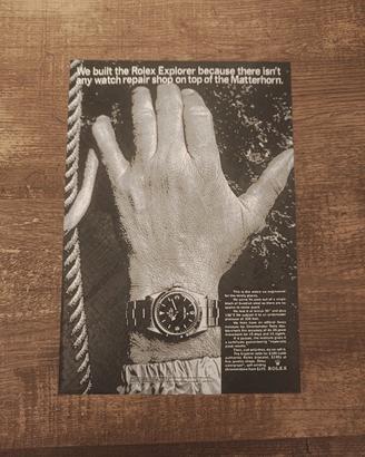 stampa a rilievo Rolex 1964