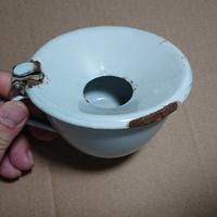 Antica Sputacchiera inizio '900 metallo smaltato 