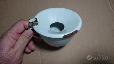 Antica Sputacchiera inizio '900 metallo smaltato 