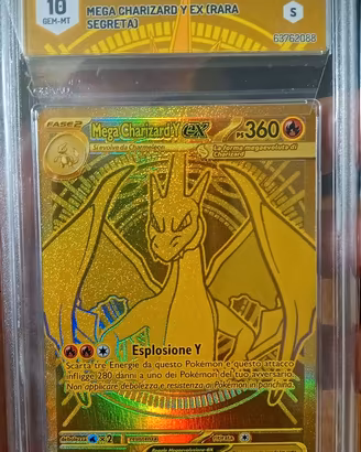 Charizard Gold ascesa eroica graad 10