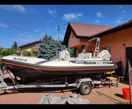 Zar 47 gommone+ carrello