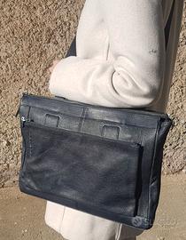 Borsa Piquadro blu in Vera Pelle modello CA2360W36