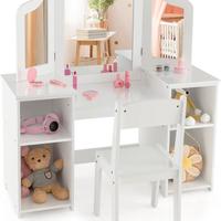 Toeletta per il trucco in legno