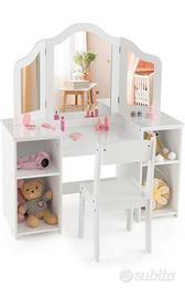 Toeletta per il trucco in legno