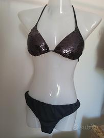 Bikini Calzedonia -Grigio antracite
con pailettes
