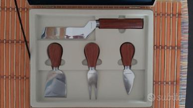 Set Degustazione Formaggi Brandani - Legno Acciaio