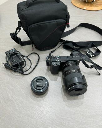 Sony 6300 4k piu obiettivi