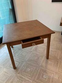 TAVOLO IN LEGNO ANNI 50
