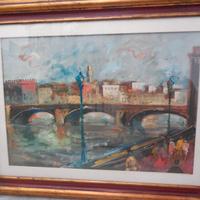QUADRO OLIO EMANUELE CAPPELLO KAPEL 50X70 FIRMATO