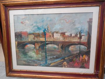 QUADRO OLIO EMANUELE CAPPELLO KAPEL 50X70 FIRMATO