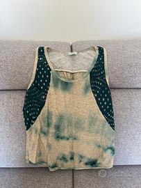 Canotta Intimissimi tie-dye verde petrolio