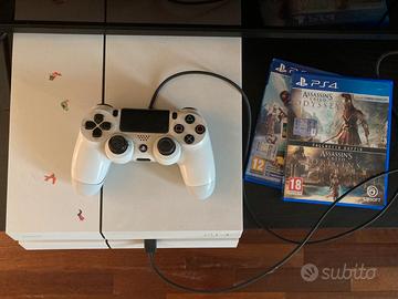 PS4 Bianca usata poco + 1 Controller + 3 Giochi