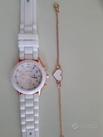 Orologio + bracciale donna