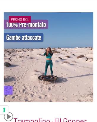 tappeto elastico sportivo  ( nuovo mai usato) 