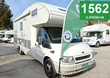 CAMPER RIMOR FORD MANSARDATO 6 POSTI DINETTE MATRI