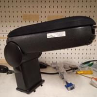 Bracciolo Auto Nero per VW New Polo