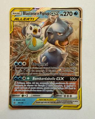 Blastoise e Piplup GX