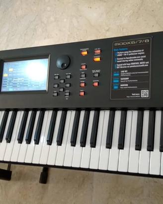 Yamaha MODX7,Borsa,Pedale,3 Librerie,Imballo,FULL