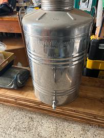 Bidone acciaio 100 Lt inox 18/10 con rubinetto