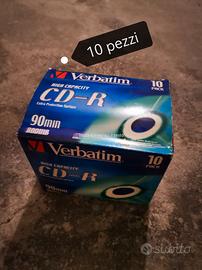 10 cd-r verbatim 800 mb