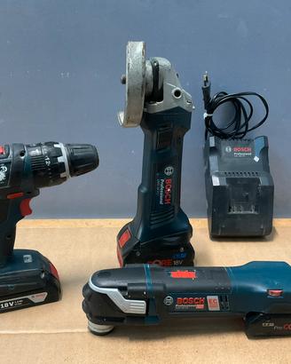 Bosch - kit 3 attrezzi a batteria