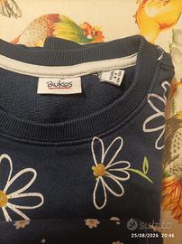 felpa e leggins 8/9 anni blukids 