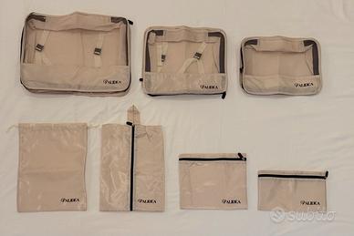 Stock set organizer da viaggio 7 pezzi — nuovi