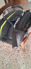 racchetta + borsone tennis pari al nuovo