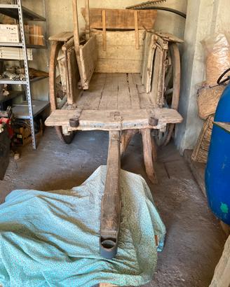 Borroccio agricolo piomontese ruote grandi 132cm