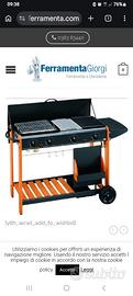 barbecue a gas