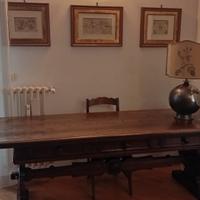 Tavolo fratino in massello di noce nazionale