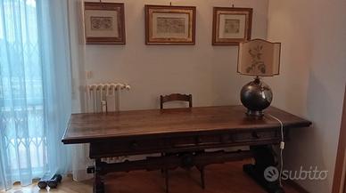 Tavolo fratino in massello di noce nazionale