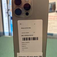 Iphone 16 pro max 1TB promo