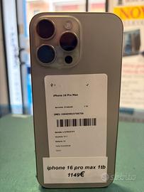 Iphone 16 pro max 1TB promo