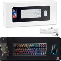 Tappeto Mouse XXL Gaming con Ricarica Wireless 15w