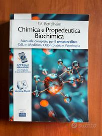 Libro di chimica e biochimica per semestre di med