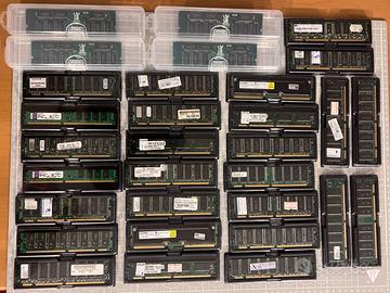 Stock Memorie DDR 1-2-3-4 SDRAM (usate)