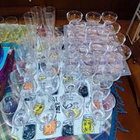 Calici, Bicchieri acqua, Flute  vari.