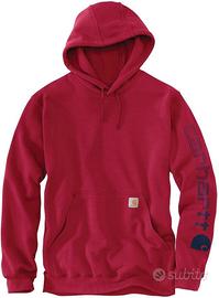 Carhartt Felpa Loose Fit Taglia M Rossa
