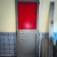 Porta standard in ferro battuto e vetro