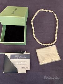 Collana Perle Naturali