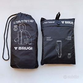 Set giacca+pantaloni impermeabili antivento BRUGI