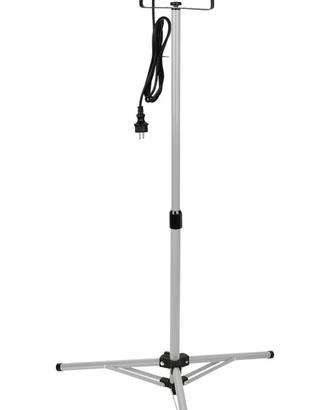 Lampada faretto led su treppiede regolabile