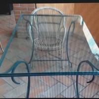 tavolo in cristallo 