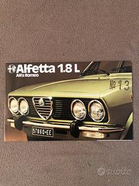 Brochure Alfa Romeo Alfetta 1.8 L